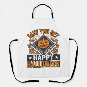Delantal Feliz Halloween Calabaza Regalos Vintage