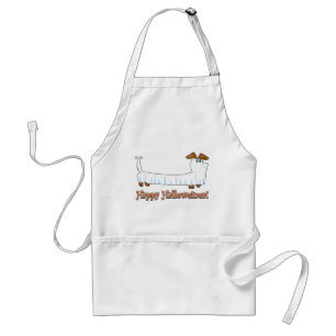 Delantal Feliz Halloween Dachshund