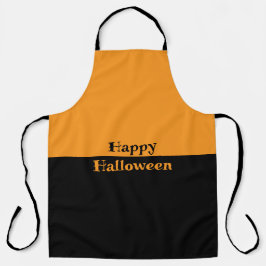 Delantal Feliz Halloween Dos Tonos Apron