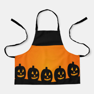 Delantal Feliz Halloween Pumkin Cabeza niños