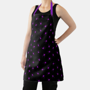 Delantal Feliz Halloween Trendy Purple Spider