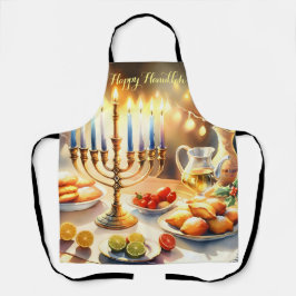 Delantal Feliz Hanukkah