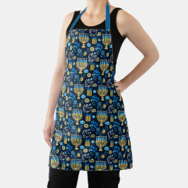 Delantal Feliz Hanukkah Apron