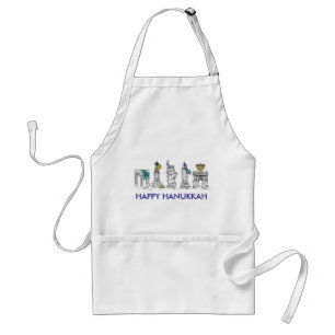 Delantal Feliz Hanukkah NYC New York City Chanukah Holiday