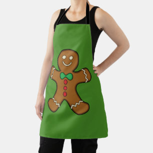 Delantal Feliz hombre de pan de jengibre