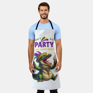 Delantal Feliz Mardi Gras