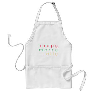 Delantal FELIZ MERRY JOLLY Apron
