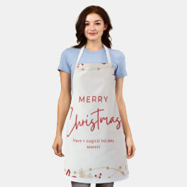 Delantal Feliz Navidad