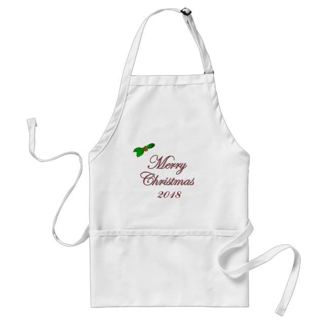 Delantal Feliz Navidad 2018 Apron (Frente)