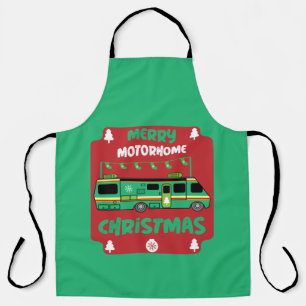 Delantal Feliz Navidad a Motorhom RV