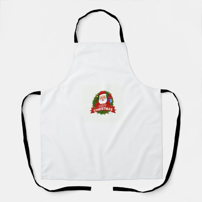 Delantal Feliz Navidad Apron (Anverso)