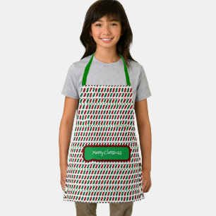 Delantal Feliz Navidad Elegante y Personalizar moderno
