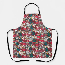 Delantal Feliz Navidad - Festividad de Navidad