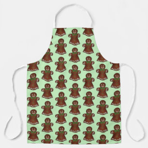 Delantal Feliz Navidad Gingerbread Lady Holiday Cookie