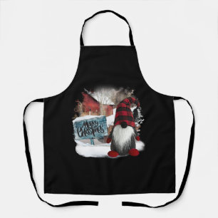 Delantal Feliz Navidad Gnome