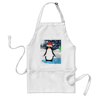 Delantal ¡Feliz Navidad Pingüino!