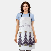 Feliz Navidad Purple dobla los Ribbons Árbol estre