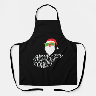 Delantal Feliz Navidad Santa