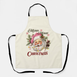 Delantal Feliz Navidad - Santa Rosa