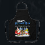 Delantal Feliz Navidades judíos de Chrismukkah Hanukkah<br><div class="desc">Los Navidades de Santa Boys Niños Jóvenes. Gracioso Humor gráfico trajes de té para los que creen en Santa Claus,  aman al ciervo,  reno,  elfo,  elfos,  cantando canciones,  decoraciones fiestas,  árbol,  gorra,  medias Este Navidad con gráfico es un gran regalo de Navidades</div>