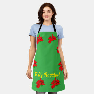 Delantal Feliz Navitad Navidades Apron