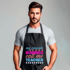 Delantal Feliz Pascua - Conejo