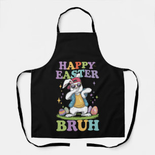 Delantal Feliz Pascua Hermano Conejo Conejito Divertido Dab