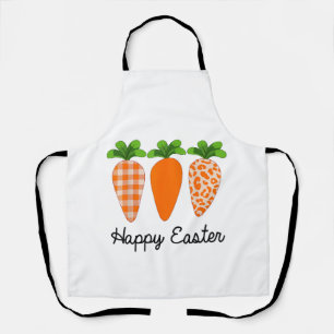 Delantal Feliz Pascua Zanahoria Divertida Camiseta de Pascu