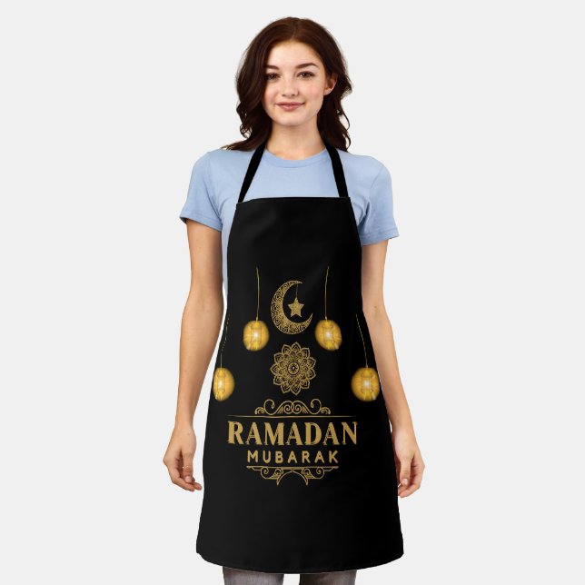 Delantal Feliz Ramadán Kareem Y Fiesta De Eid Mubarak 2023 (Gastado)