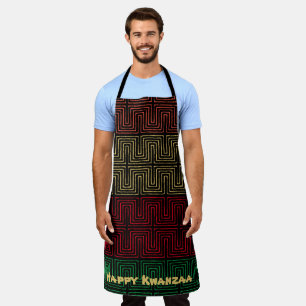 Delantal Feliz ropa de barro de Kwanzaa
