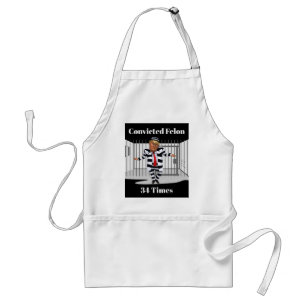 Delantal Felon Apron, condenado por Trump