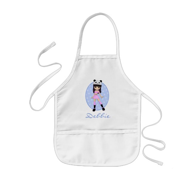 Delantal femenino del personalizado de Debbie del (Frente)