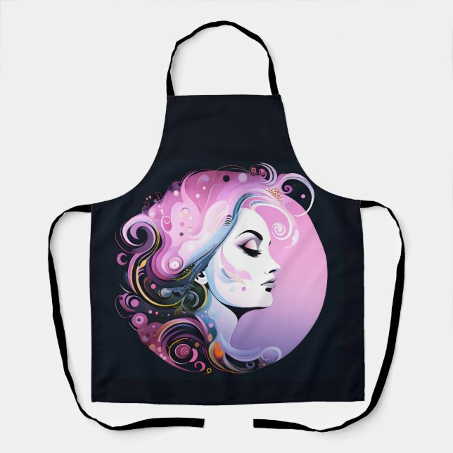 Delantal "Feminine Flourish" La belleza femenina (Anverso)