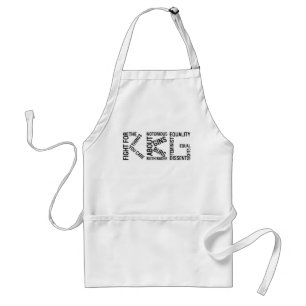 Delantal Feminismo, célebre RBG, Ruth Bader Ginsburg, RGB