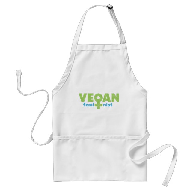 Delantal Feminista del vegano (Frente)