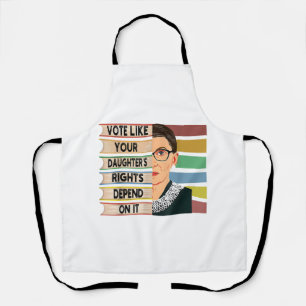Delantal Feminista Ruth Bader Ginsburg RBG Chica De Cita Co