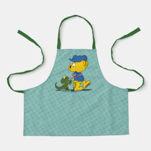 Delantal Ferald y el Apron del bebé Lizard
