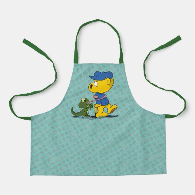 Delantal Ferald y el Apron del bebé Lizard (Anverso)