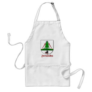 Delantal Fernandez Family Shield Apron