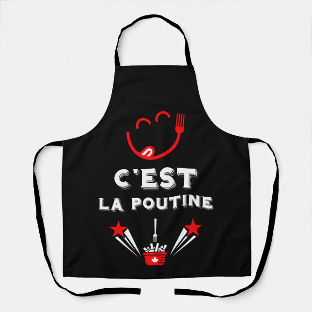 Delantal Festival Canadiense de Poutine (Anverso)