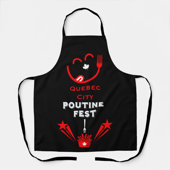Delantal Festival Canadiense de Poutine (Anverso)