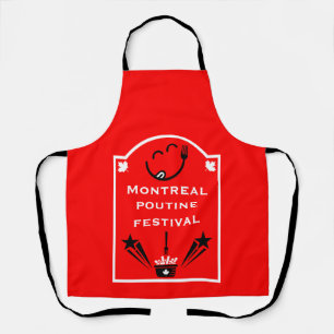 Delantal Festival de Poutine Canadiense Editable