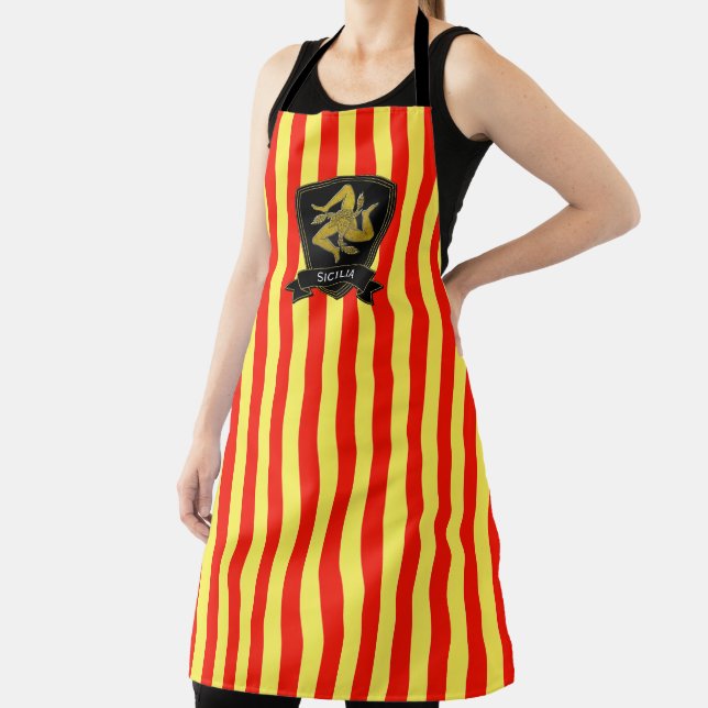 Delantal Festividad de la Trinacria siciliana (in situ)