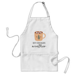 Delantal Festividad del calor del chocolate caliente