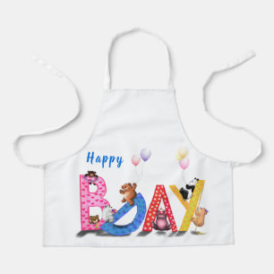 Delantal Fiesta Apron Cute Bear