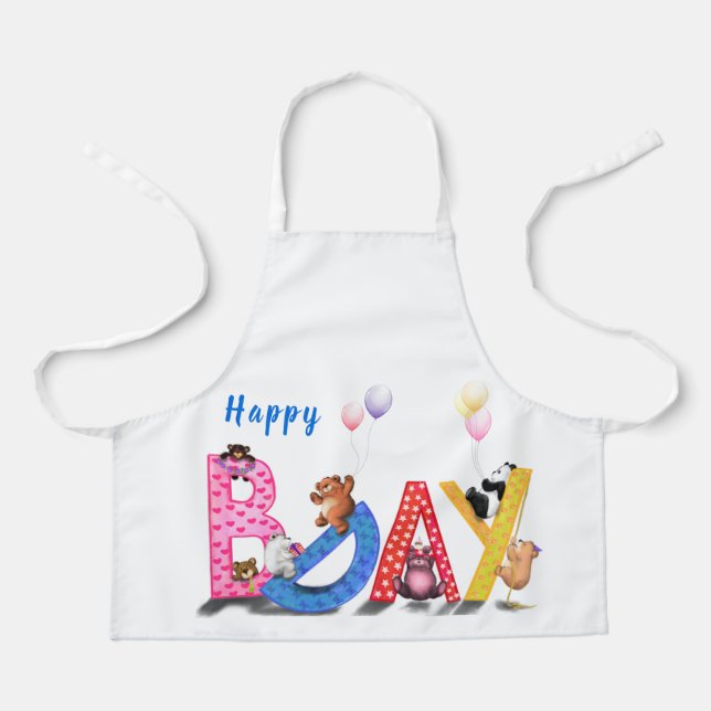 Delantal Fiesta Apron Cute Bear (Anverso)