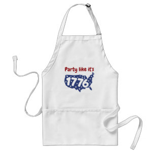 Delantal Fiesta como si fuera 1776 4 de julio