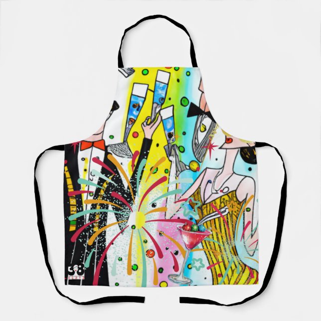 Delantal Fiesta de Año Nuevo (Anverso)