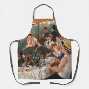 Delantal Fiesta de Boating Luncheon - pintura de Renoir