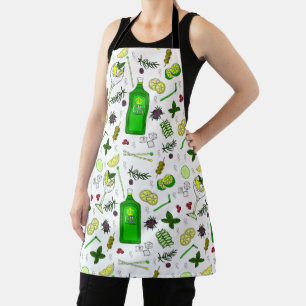 Delantal Fiesta de cócteles mixólogo del bebedor del vino